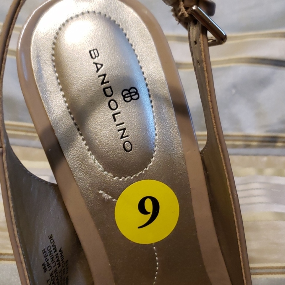 Peep toe sling backs - Picture 3 of 3